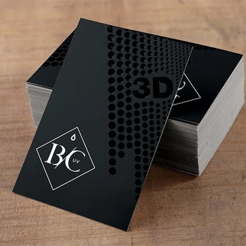 3D Spot UV Business Card