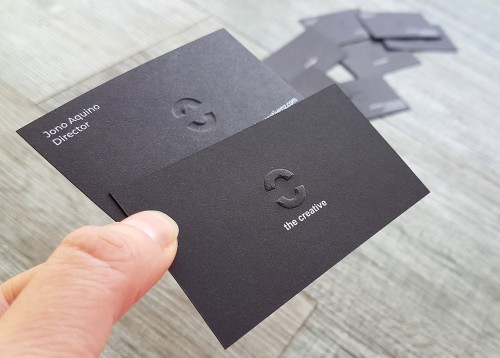 Foiling & Embossing Business Card