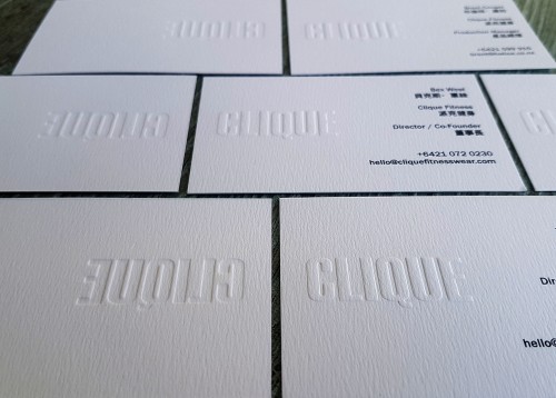 Foiling & Embossing Business Card